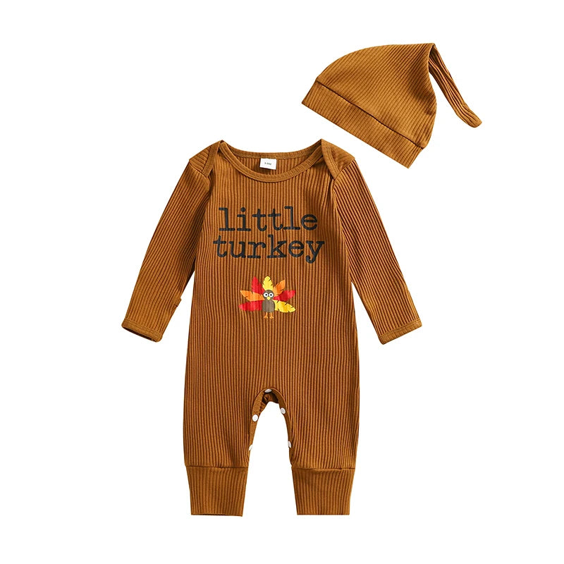 LITTLE TURKEY Ribbed Jumpsuit