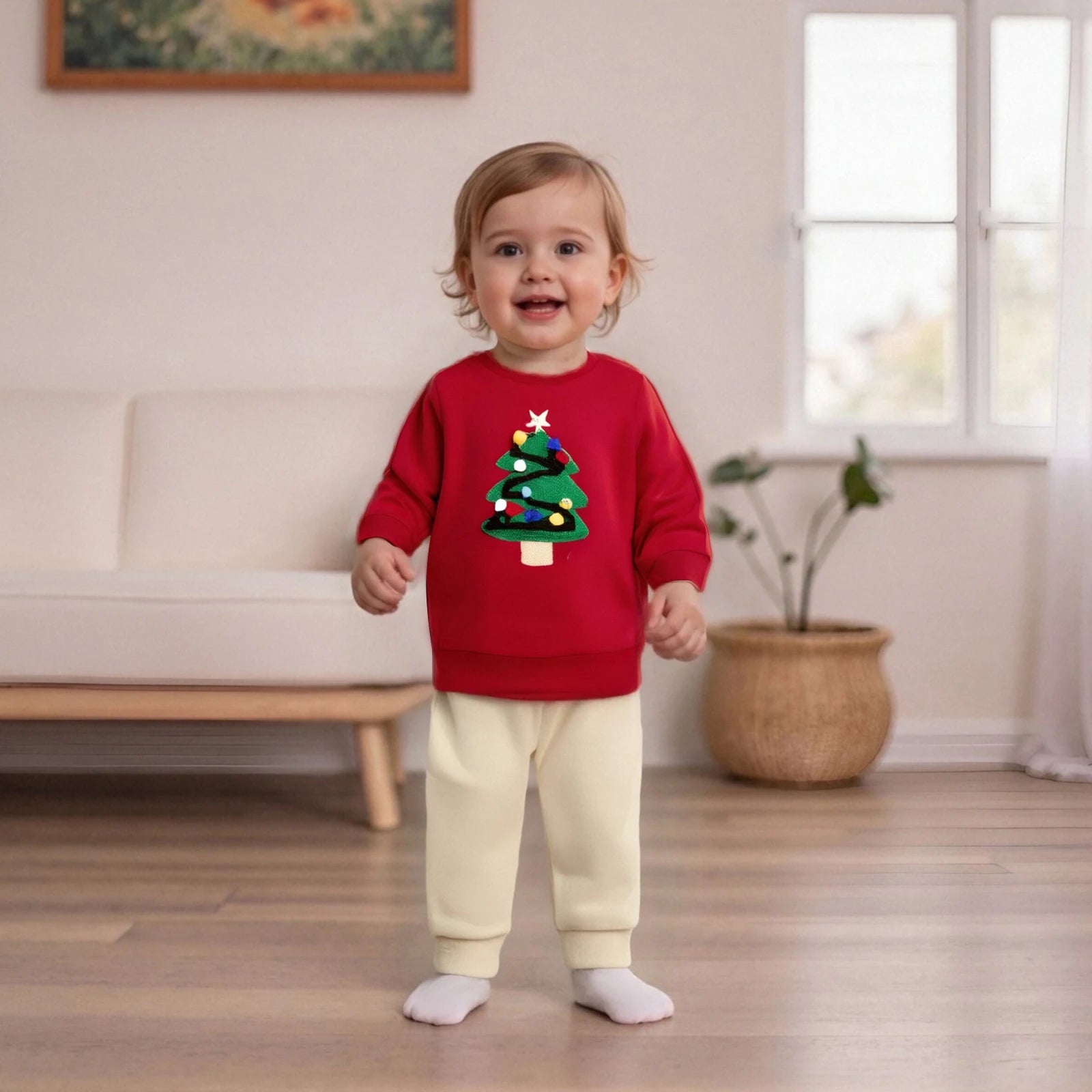 CHRISTMAS TREE Red Sweatshirt