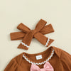 GINGERBREAD GIRL Bellbottoms Outfit