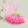 MAMA'S BESTIE Layered Tutu Outfit