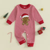 GINGERBREAD MAN Striped Jumpsuit