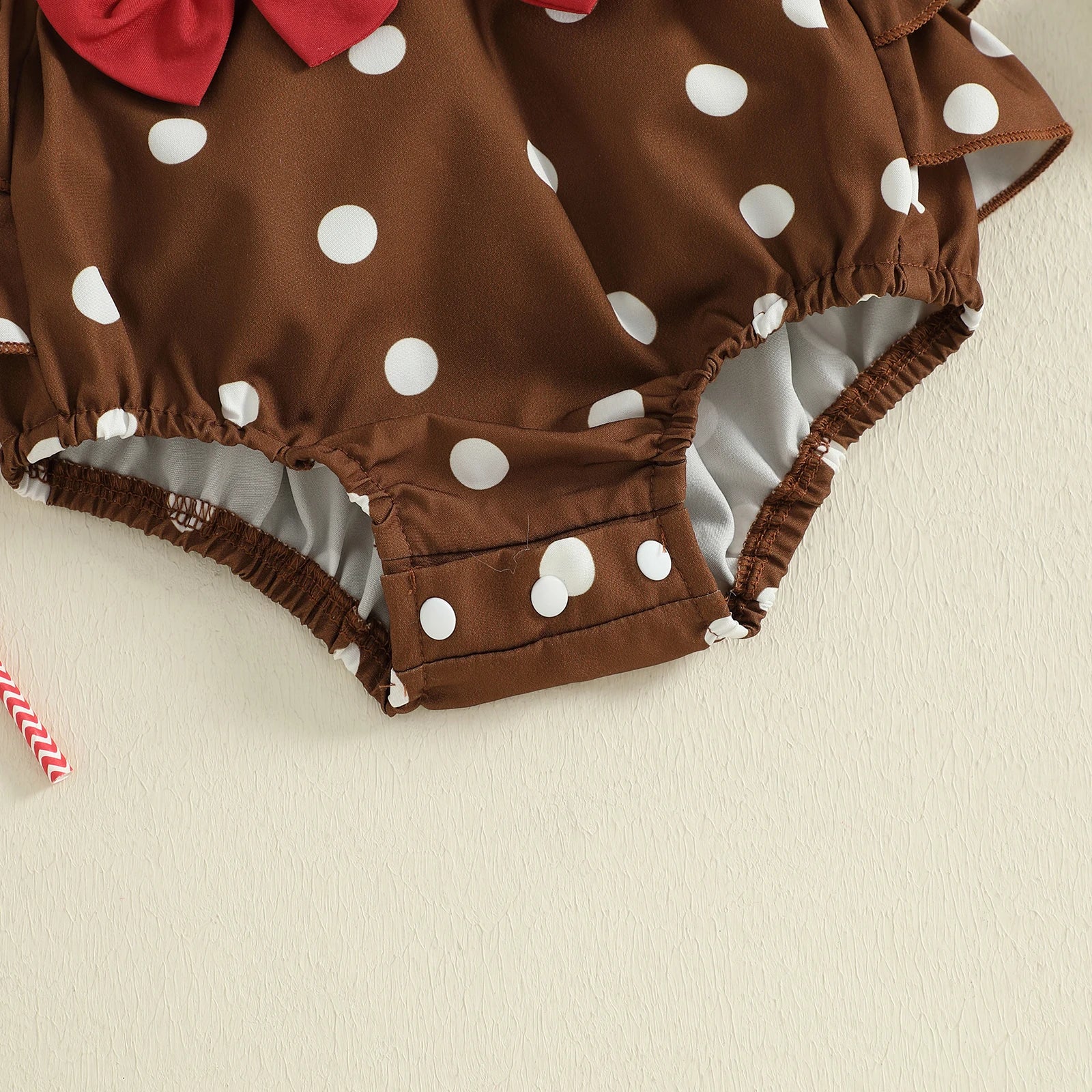 HAPPY REINDEER Romper with Headband