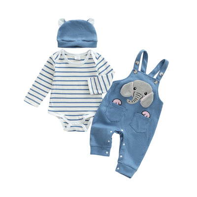 ELEPHANT Overalls with Beanie