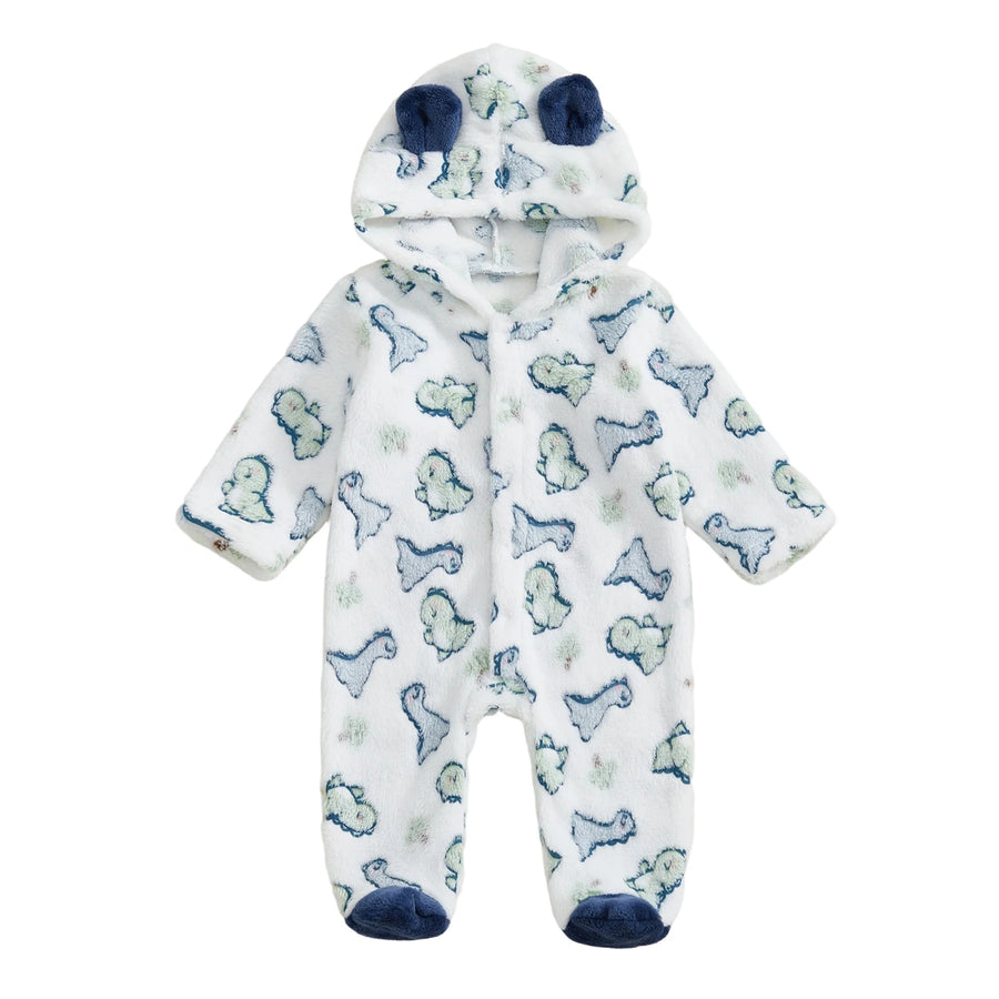LITTLE DINOS Plush Jumpsuit