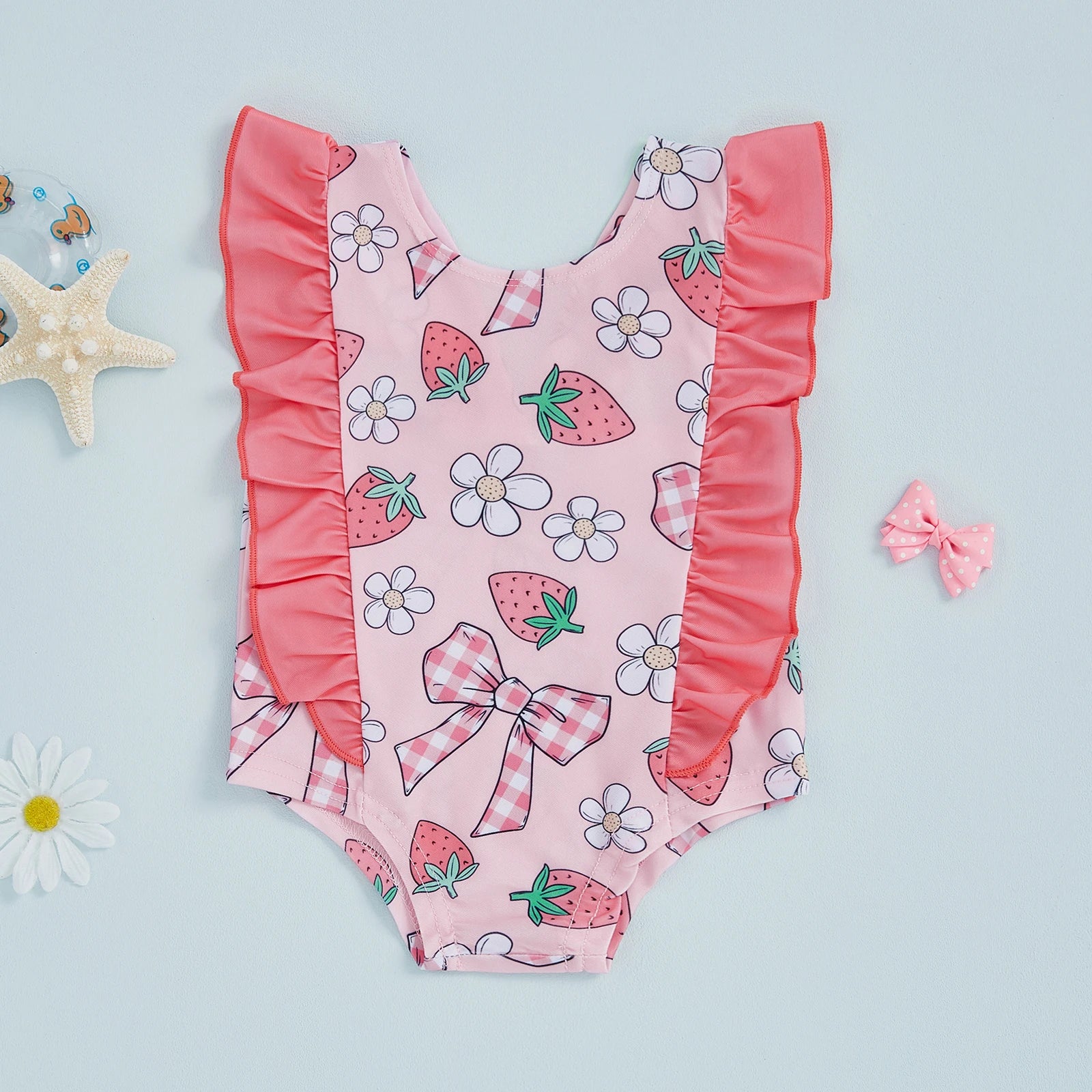 BY THE SEA Ruffle Swimsuit