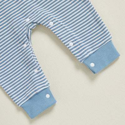 JONAH Striped Jumpsuit with Beanie