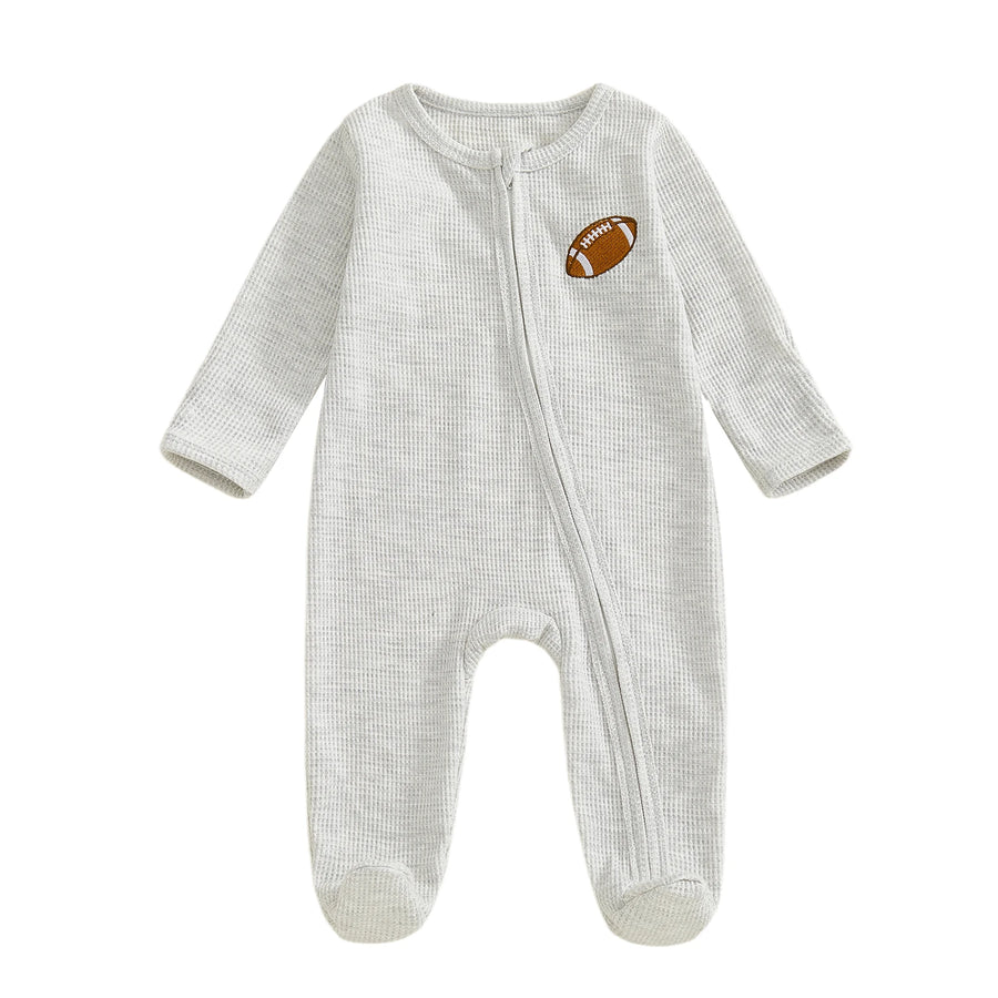 FOOTBALL Waffle Knit Jumpsuit