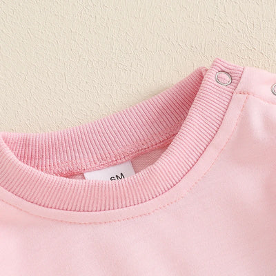 SWEETHEART Pink Long-Sleeve Onesie