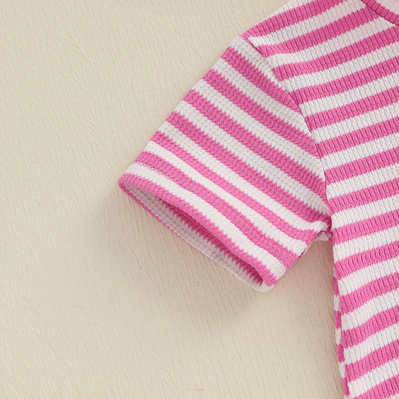 ONE Strawberry Striped T-Shirt Onesie