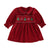 JOYFUL Red Velvet Dress