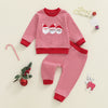 SANTA Striped Red Outfit