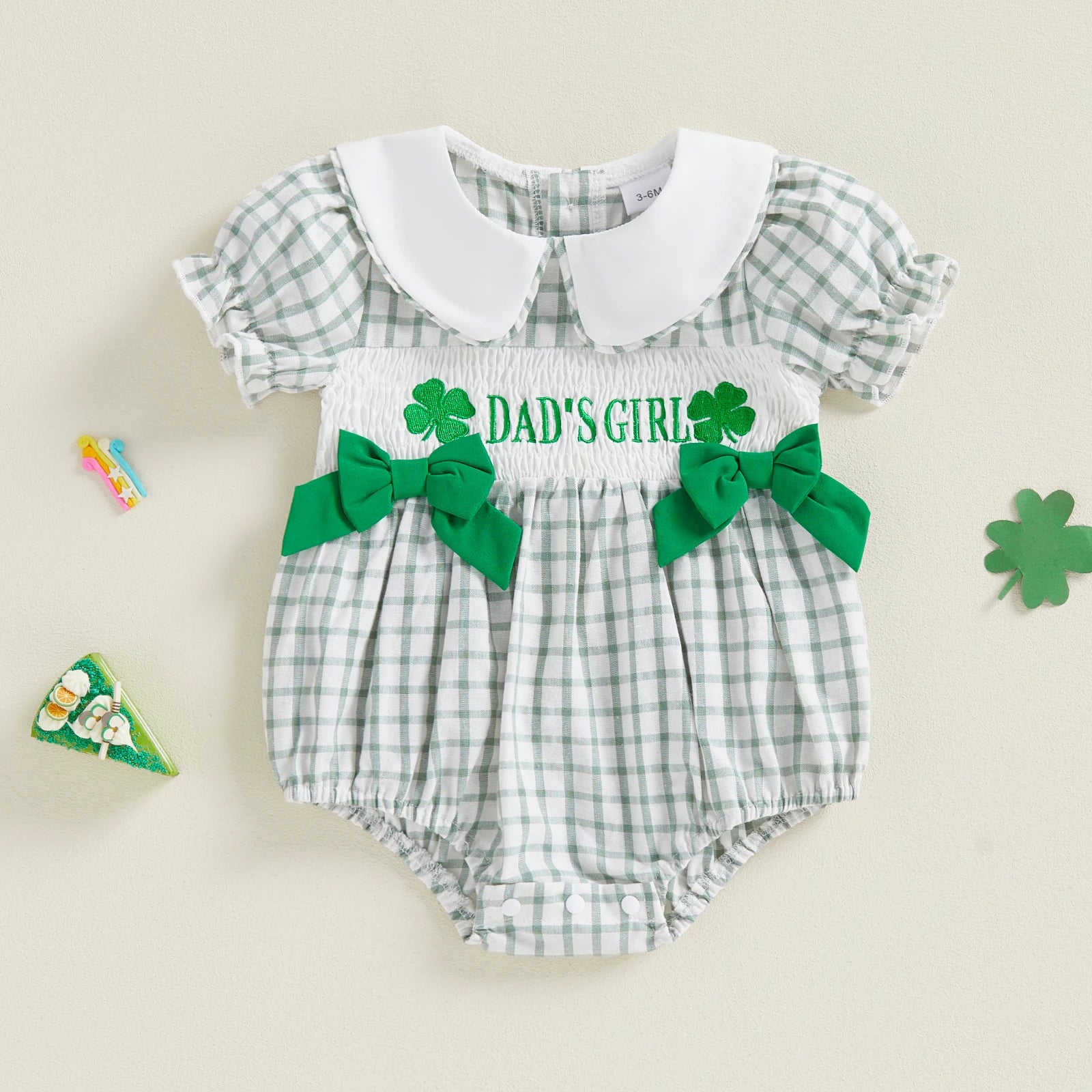 DAD'S GIRL Clover Romper