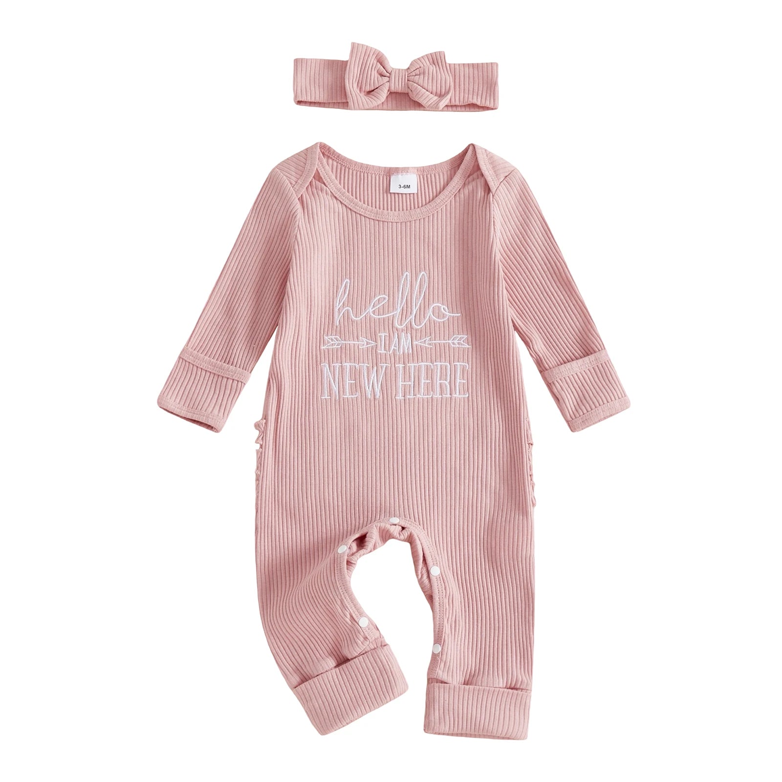 HELLO I AM NEW HERE Ruffle Jumpsuit