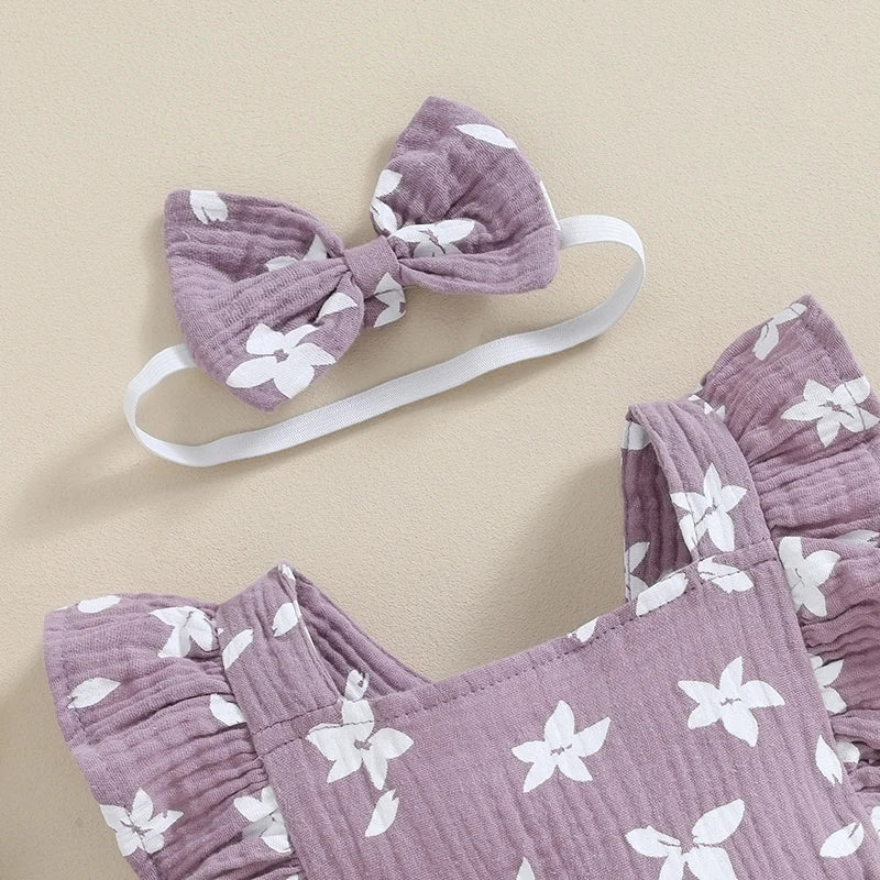 PETALS Ruffle Romper Dress