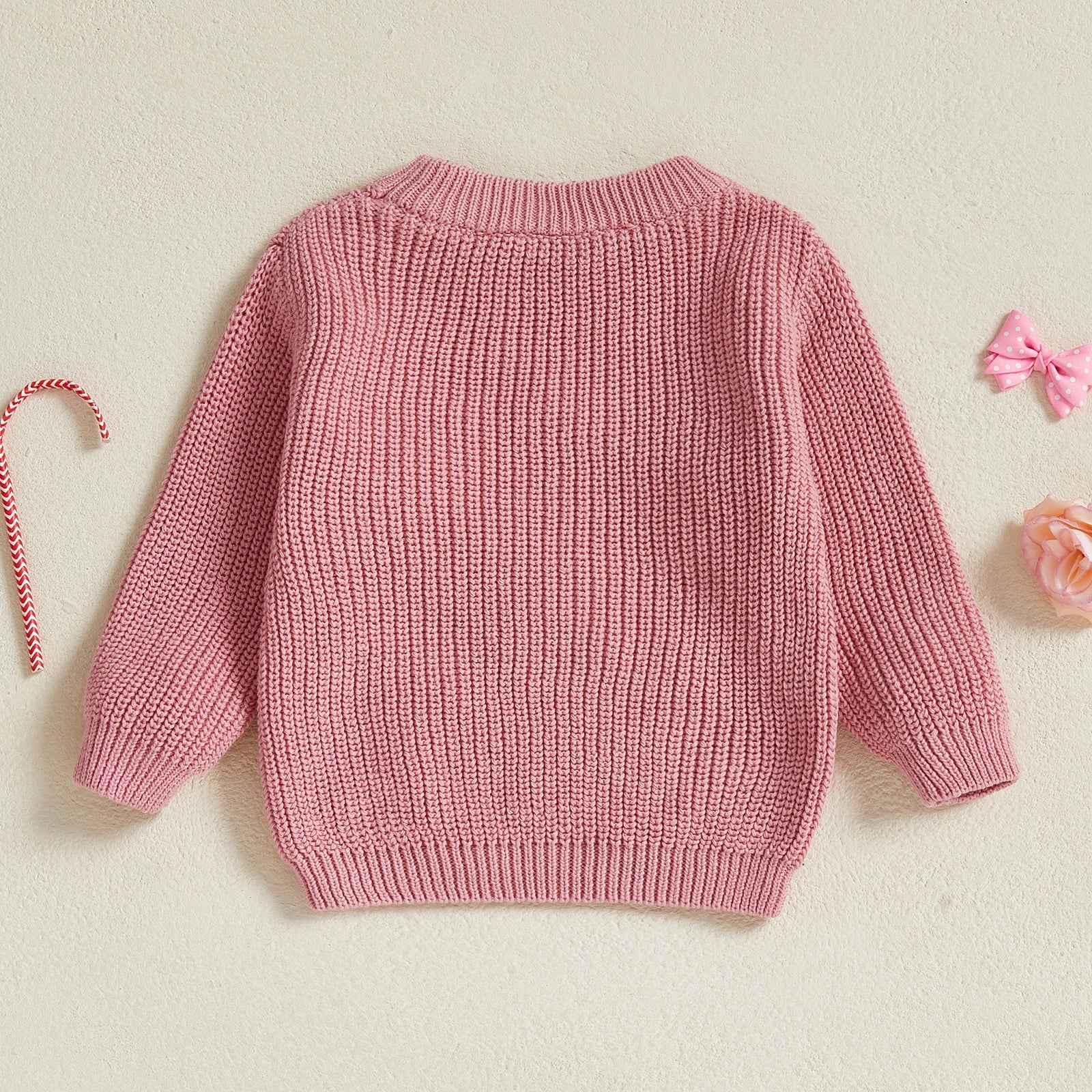 CANDY CANE Pink Knitted Sweater