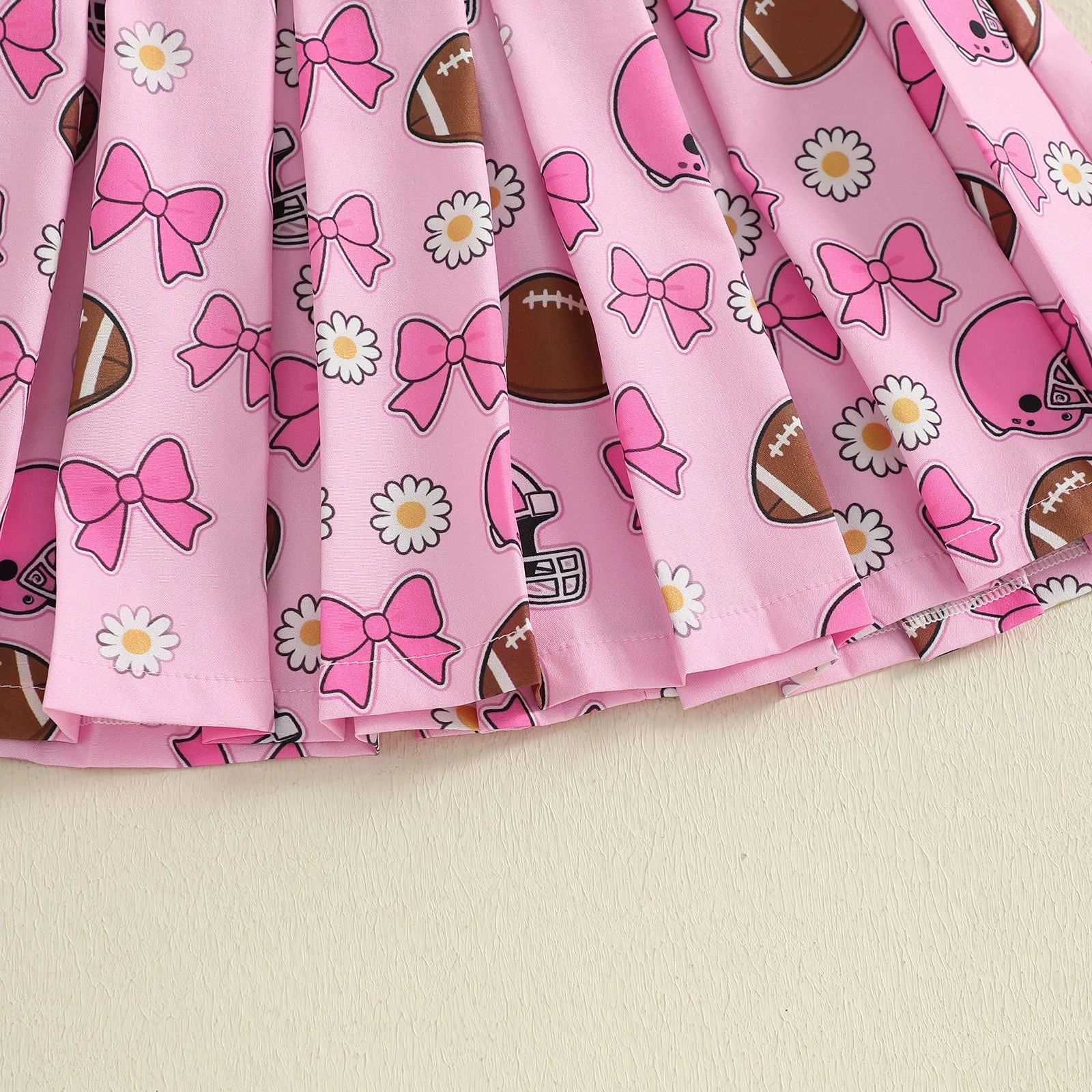 FOOTBALL Bowtie Skirt Outfit