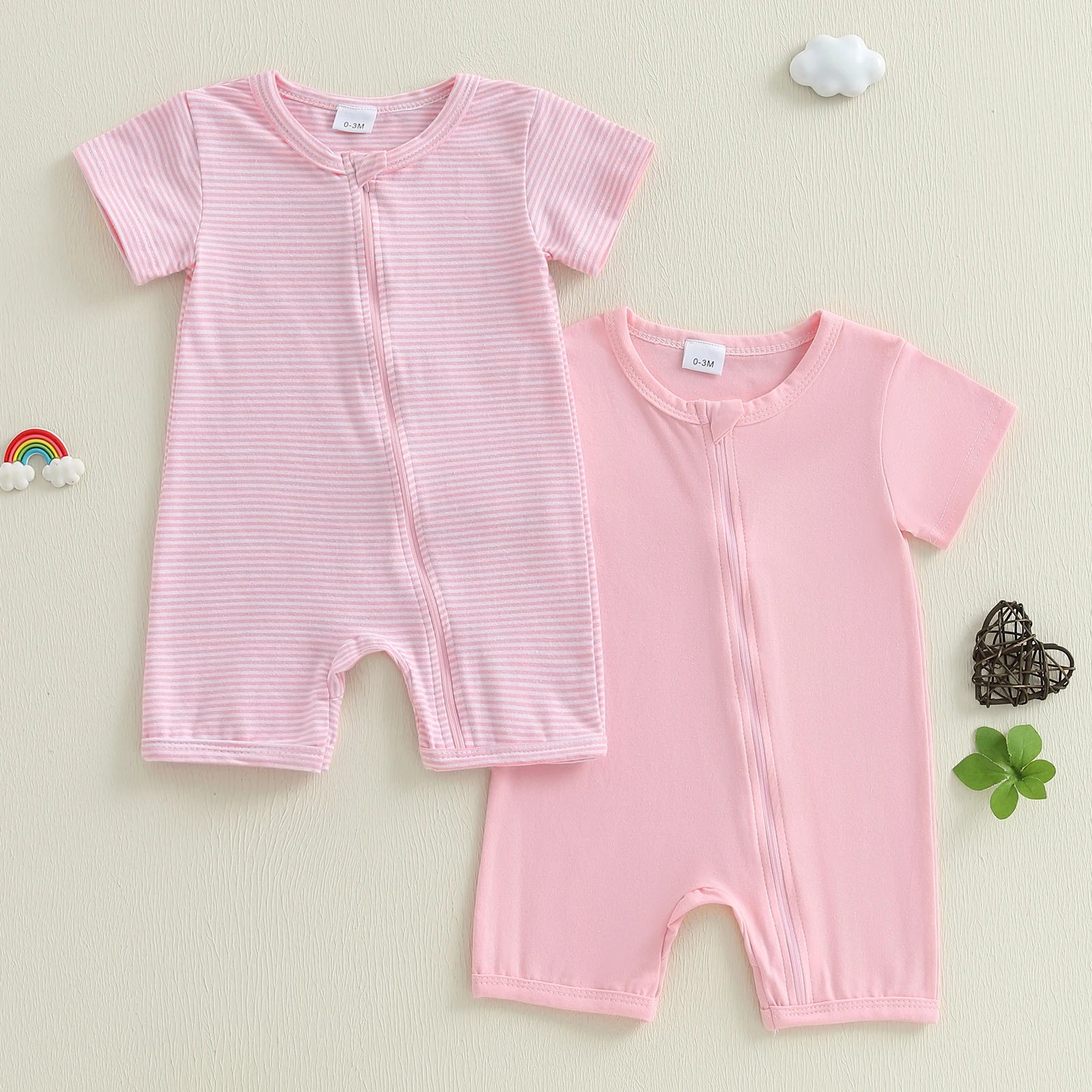 LAZY DAYS Set of 2 Rompers