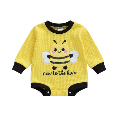 NEW TO THE HIVE Long-Sleeve Onesie
