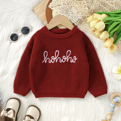 HOHOHO Red Knitted Sweater
