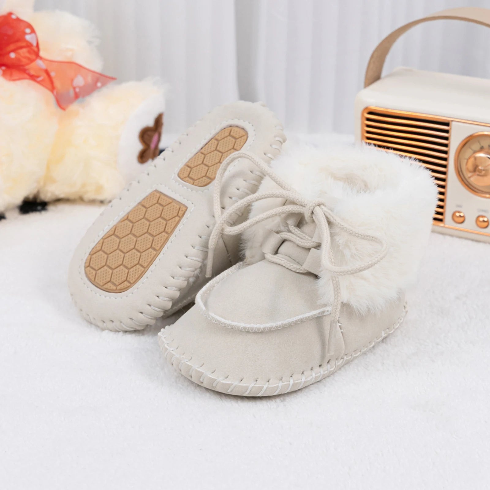AVERY Faux Fur Booties