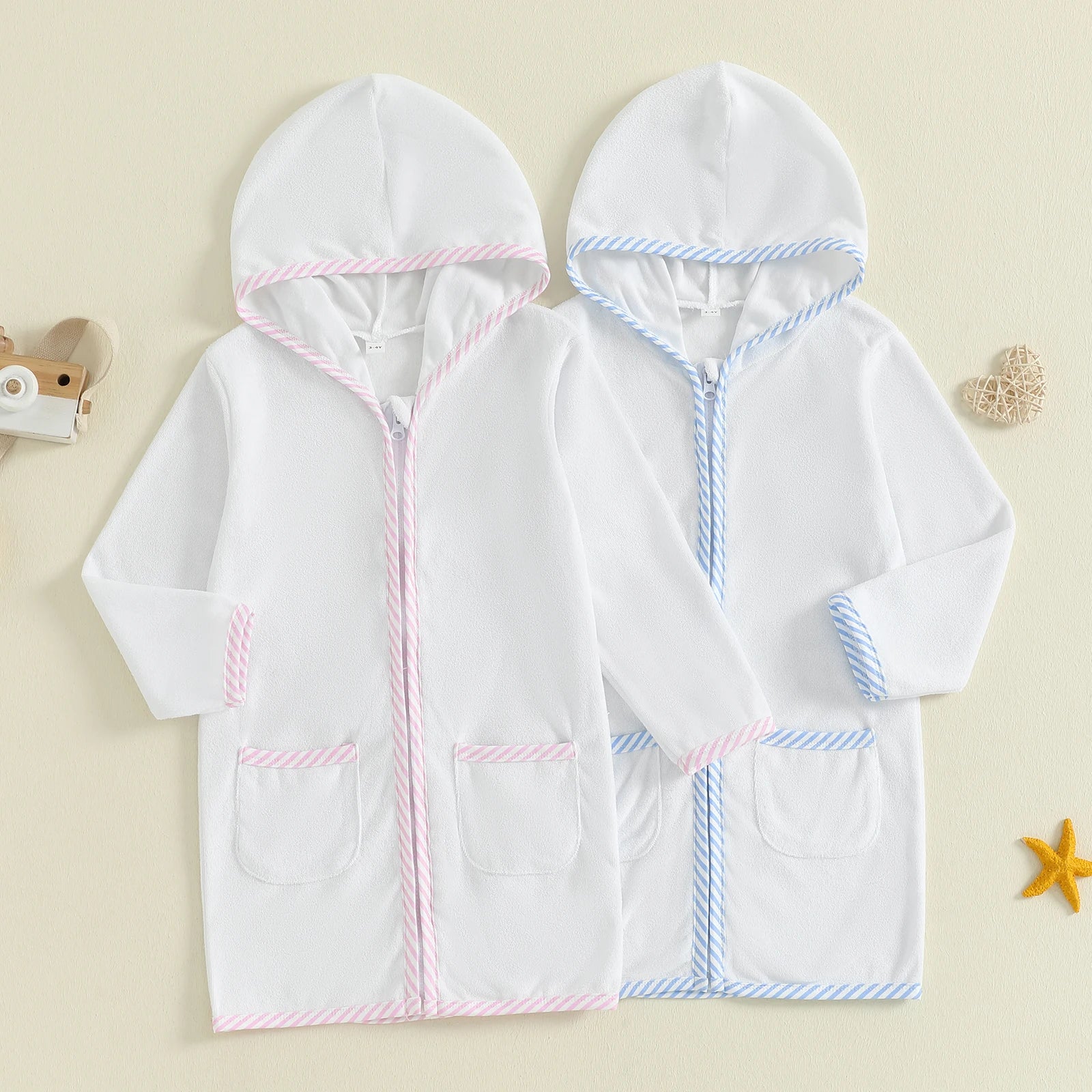 POOL TIME Zipper Bathrobe