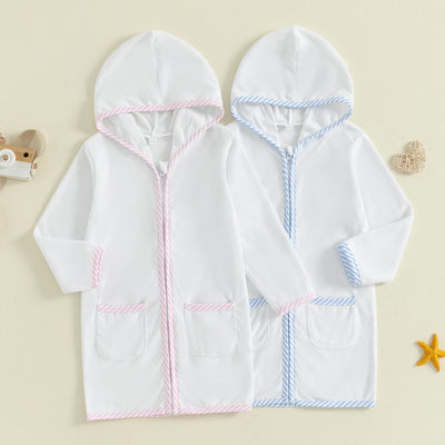 POOL TIME Zipper Bathrobe