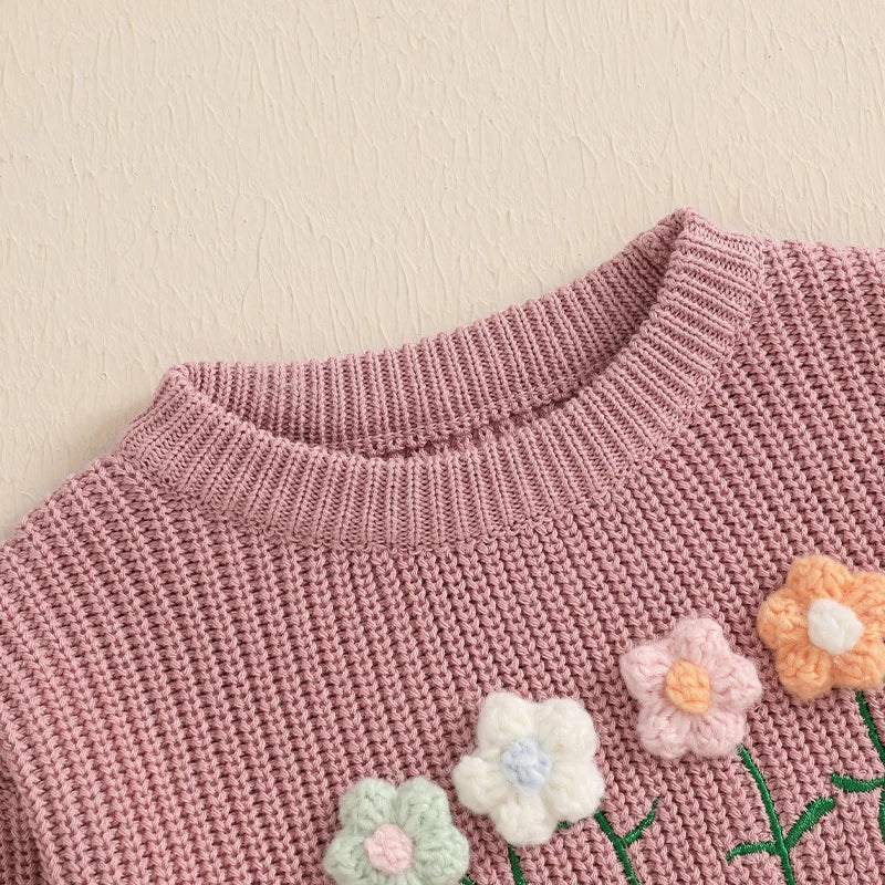FLOWERS Knitted Sweater