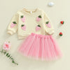 STRAWBERRIES Pink Tulle Skirt Outfit