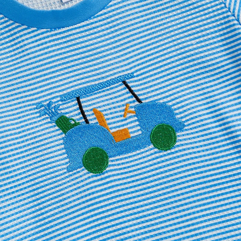 GOLF BUDDY Striped T-Shirt Romper