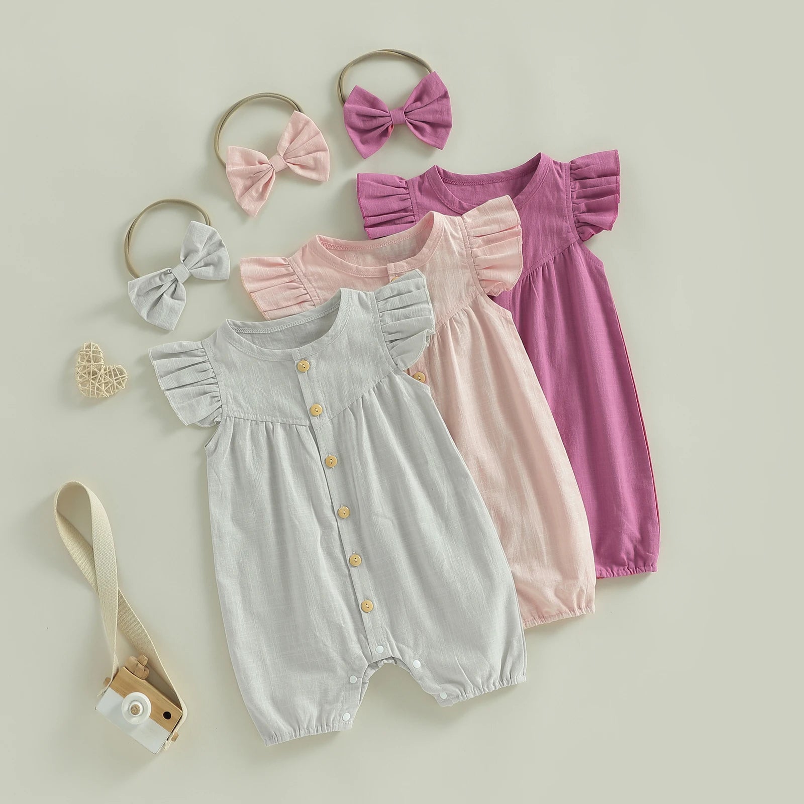 JOSIE Summer Jumpsuit with Headband