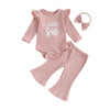 LITTLE SIS Striped Ruffle Outfit