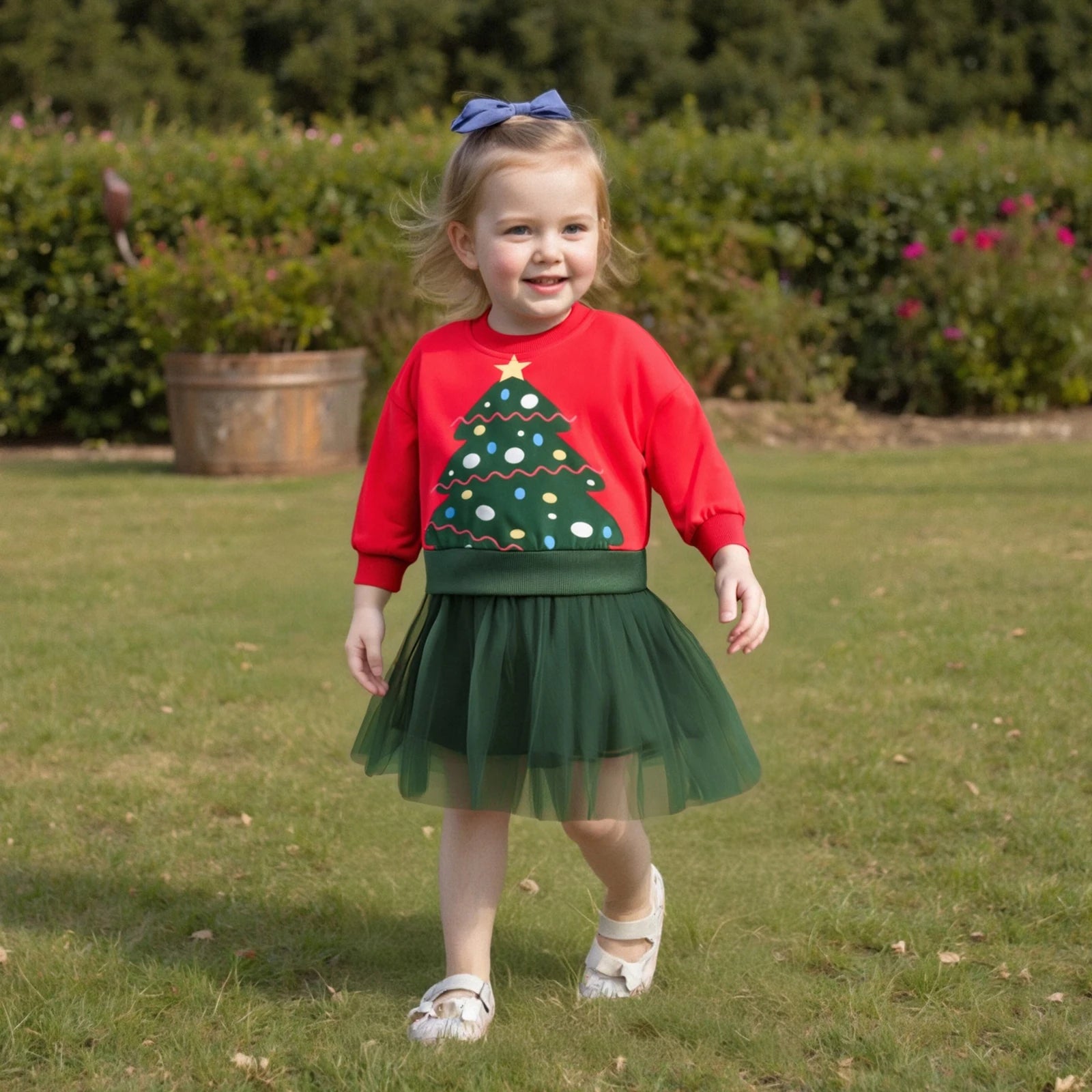 CHRISTMAS TREE Tulle Dress