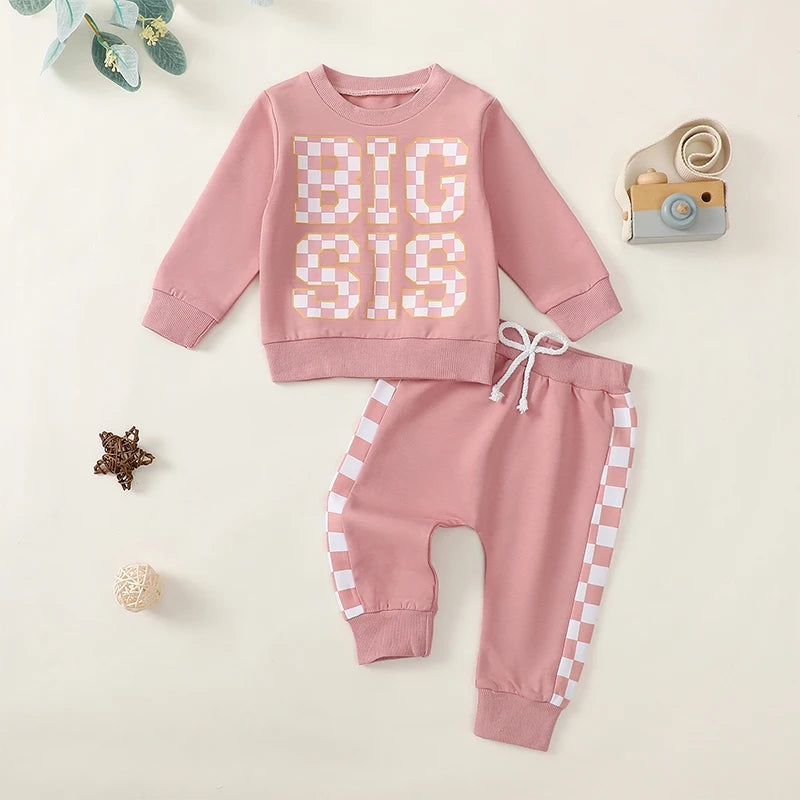 BIG SIS/BRO Checkers Outfit