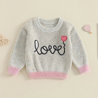 LOVE Balloon Knitted Sweater