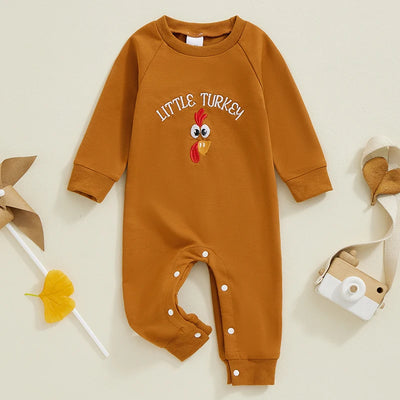 LITTLE TURKEY Brown Jumpsuit