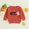 BOO Ghost Knitted Sweater