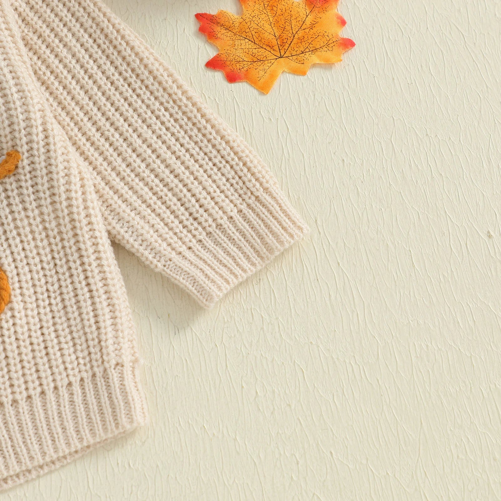 PUMPKIN Beige Knitted Sweater