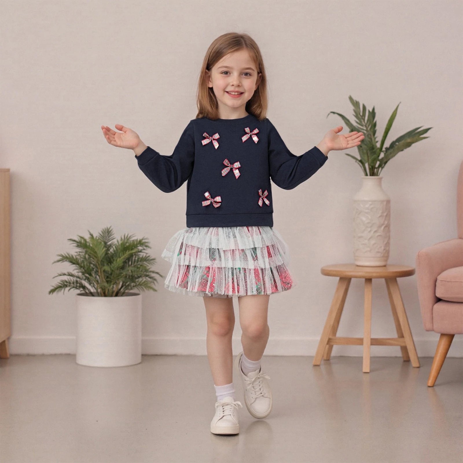 BOWTIES Layered Tulle Skirt Outfit