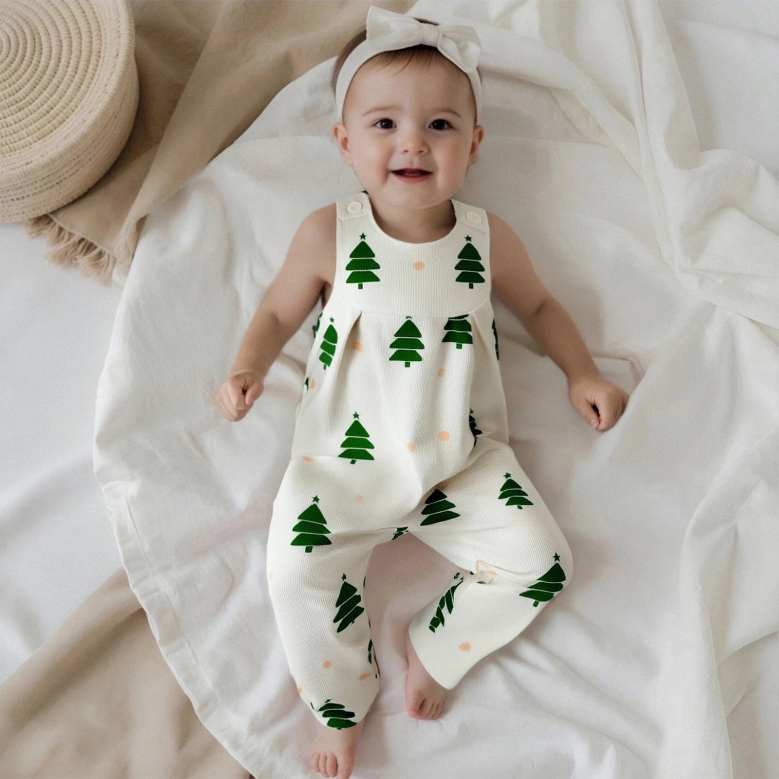 CHRISTMAS TREE Pull-on Jumpsuit