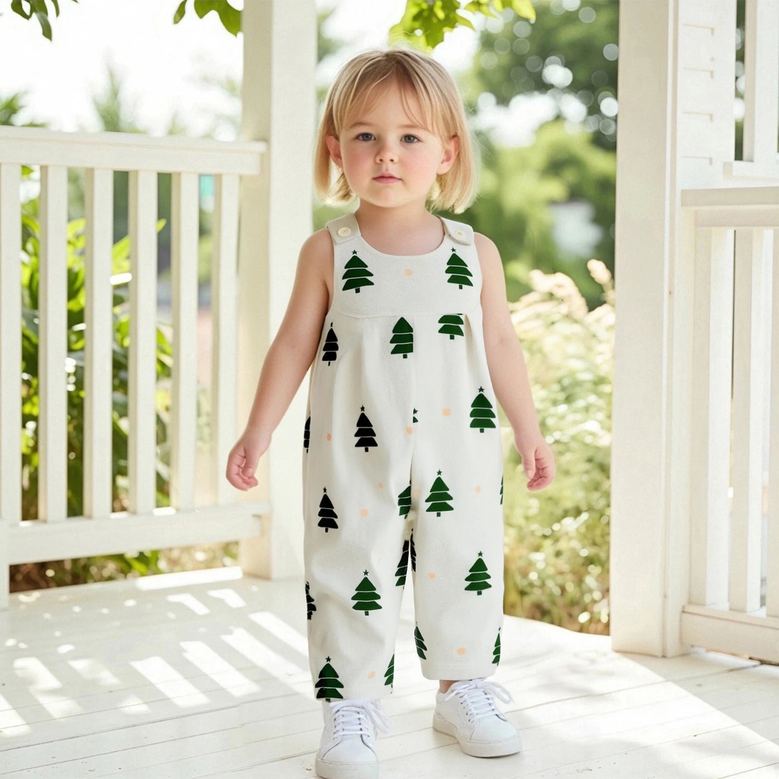 CHRISTMAS TREE Pull-on Jumpsuit
