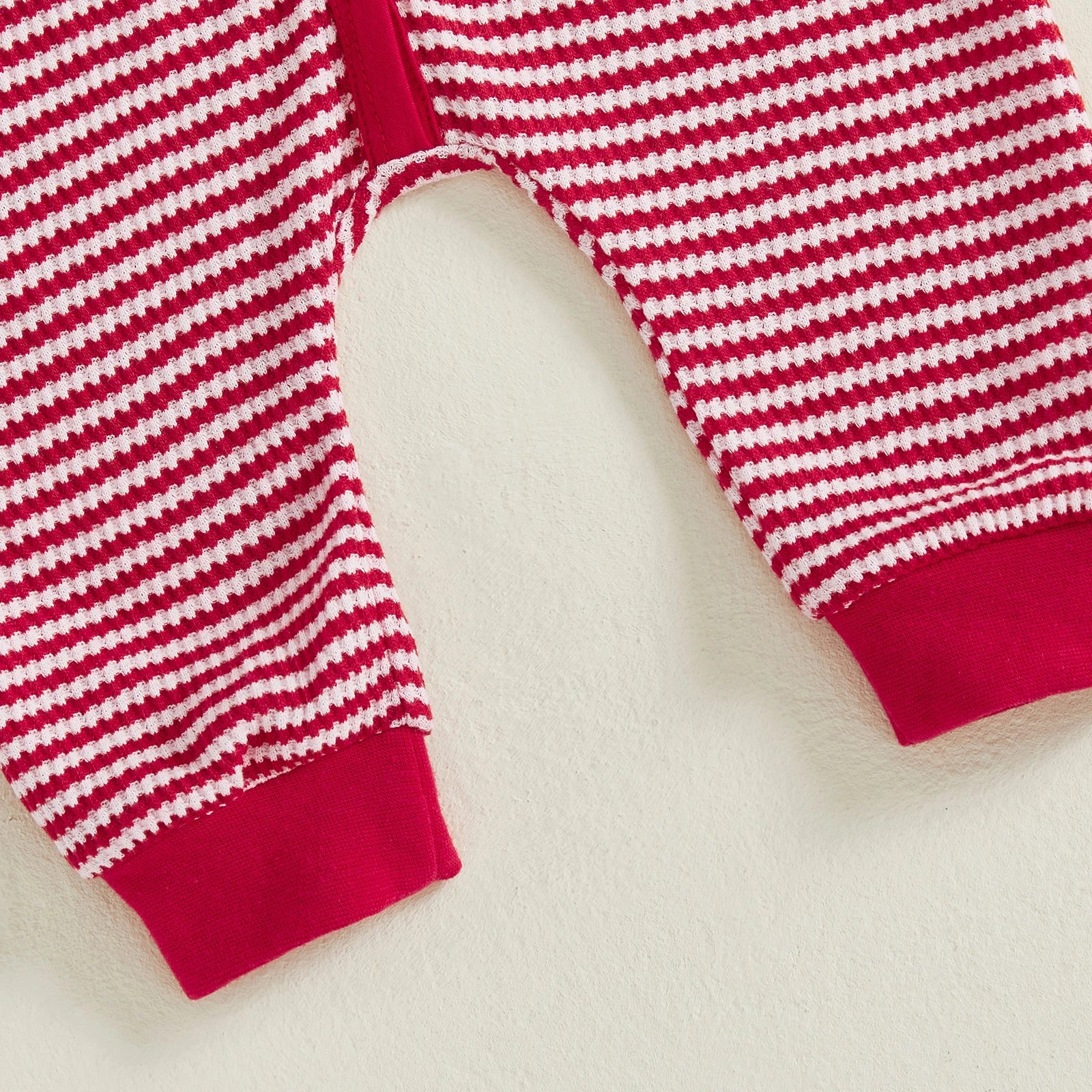 SANTA Striped Hooded Jumpsuit