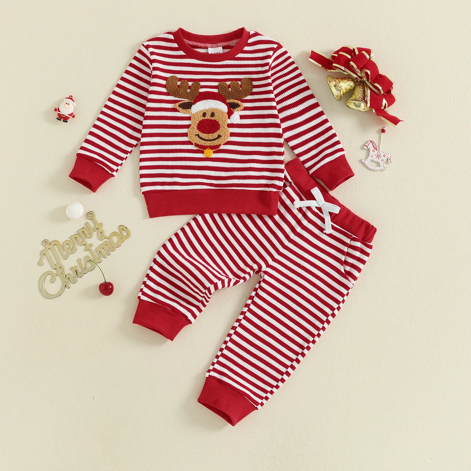RUDOLPH Striped Outfit