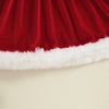 SANTA Velvet Dress with Headband
