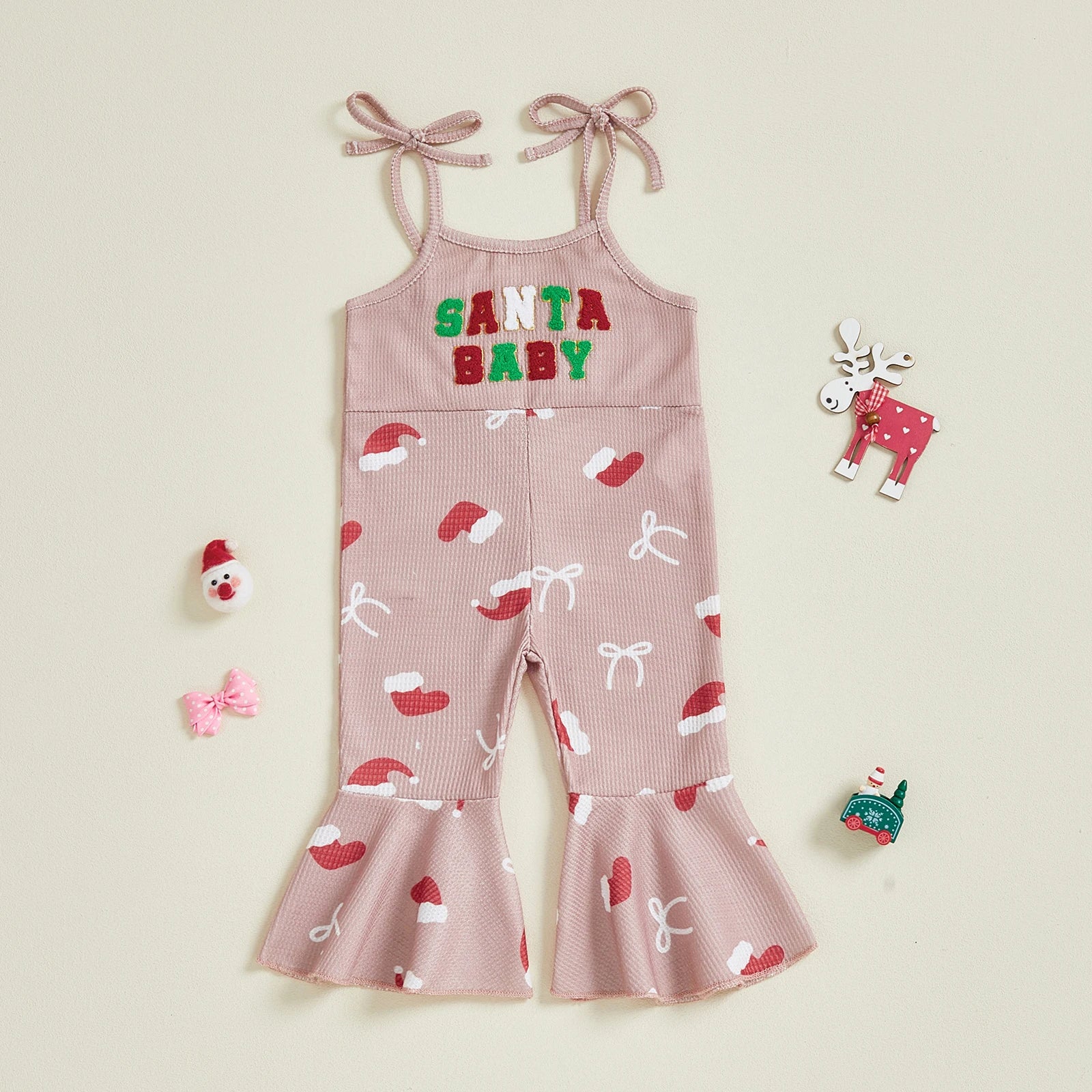 SANTA BABY Bellbottom Pull-on Jumpsuit