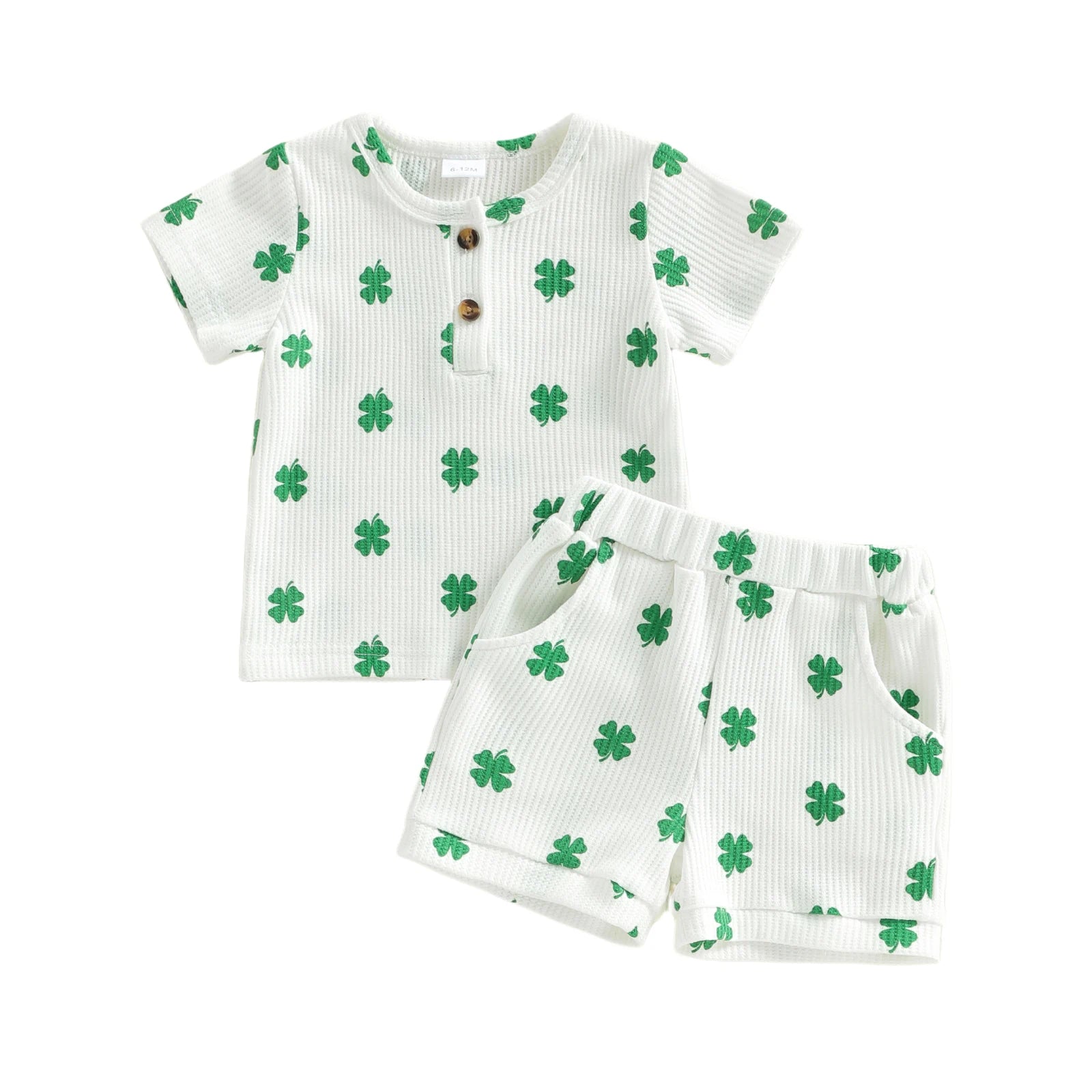 LUCKY CLOVER Waffle Knit Outfit