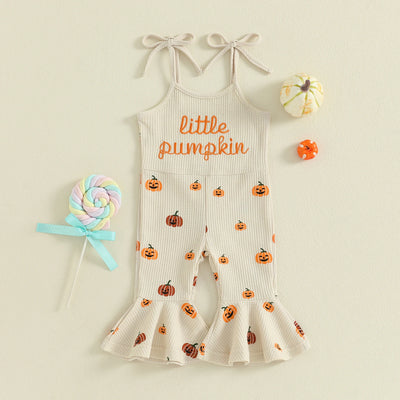 LITTLE PUMPKIN Bellbottom Pull-on Jumpsuit