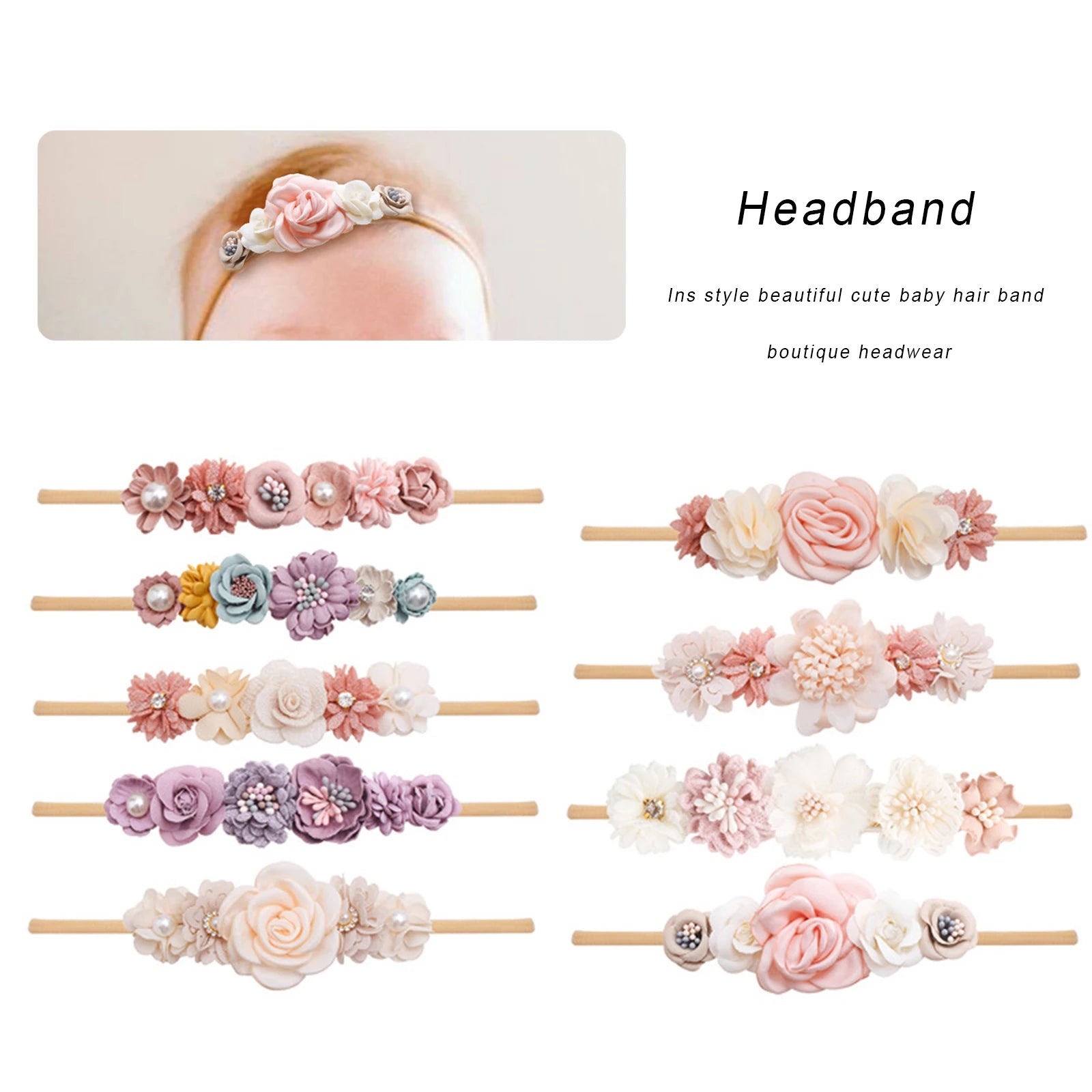 AMELIA Floral Headband