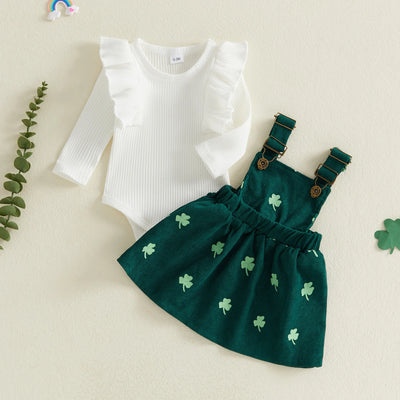 LUCKY CLOVER Corduroy Dress Outfit