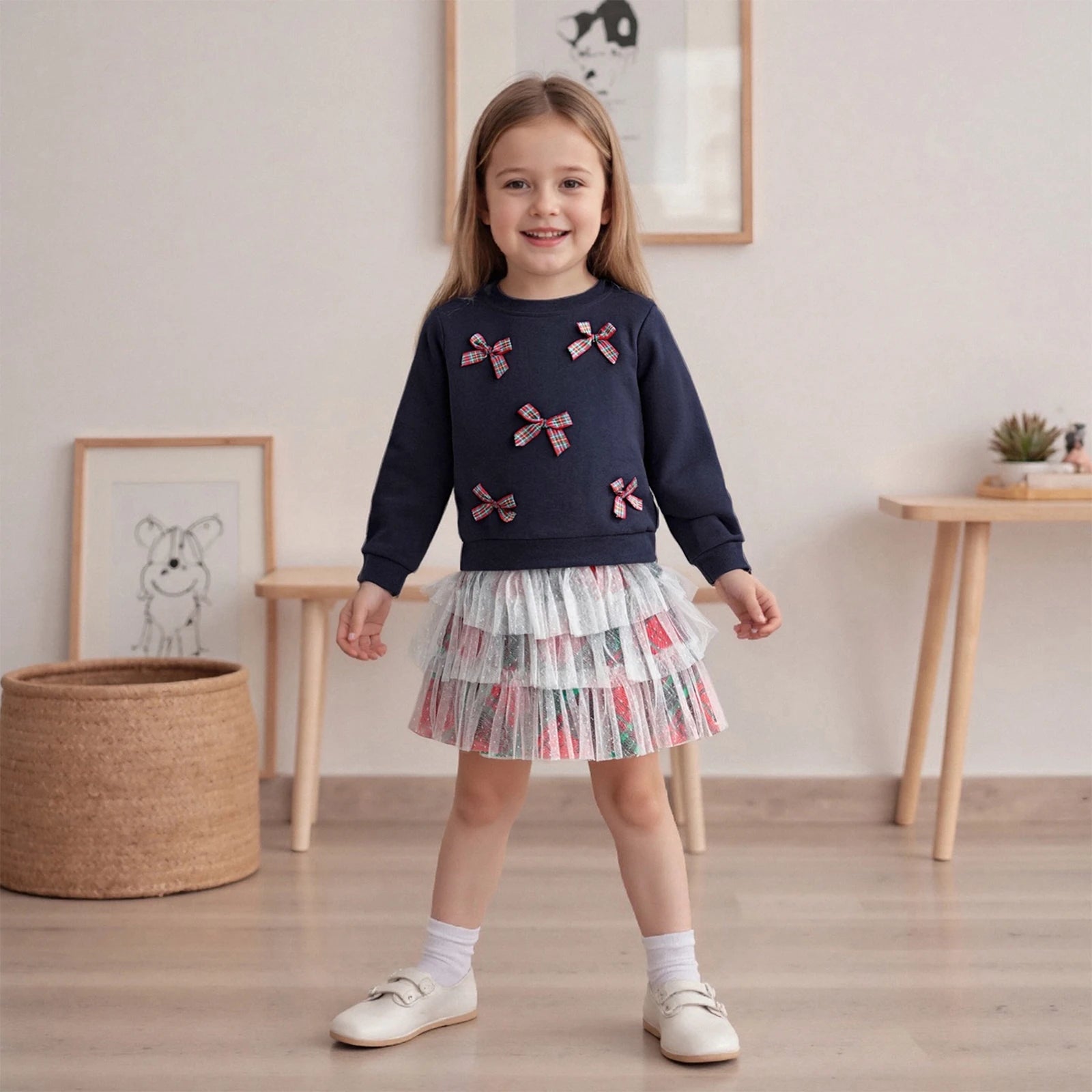 BOWTIES Layered Tulle Skirt Outfit