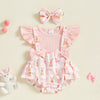 BUNNIES & BOWS Ruffle Romper